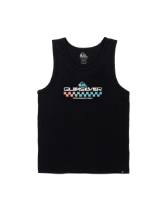 Musculosa Scripted Game (Neg) Quiksilver Niños