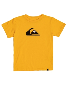 Remera Mc Comp Logo (Yellow) Quiksilver Niños